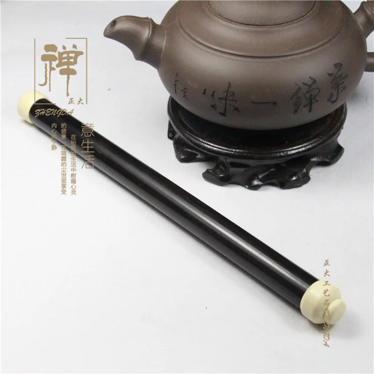 Zhengda incense appliance black ebony long with ivory imitation screw barrel incense cassolette wood products wholesale