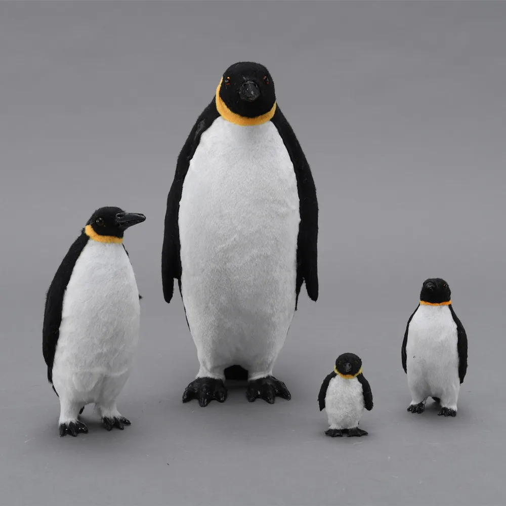ZILIN Simulated Penguin/adorable penguin model props for performance home decor 4 sizes for option