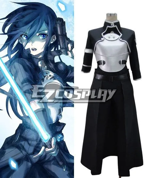 Japanese Anime Outfit Sword Art Online (Gun Gale Online) Female Kirito Cosplay Costume E001