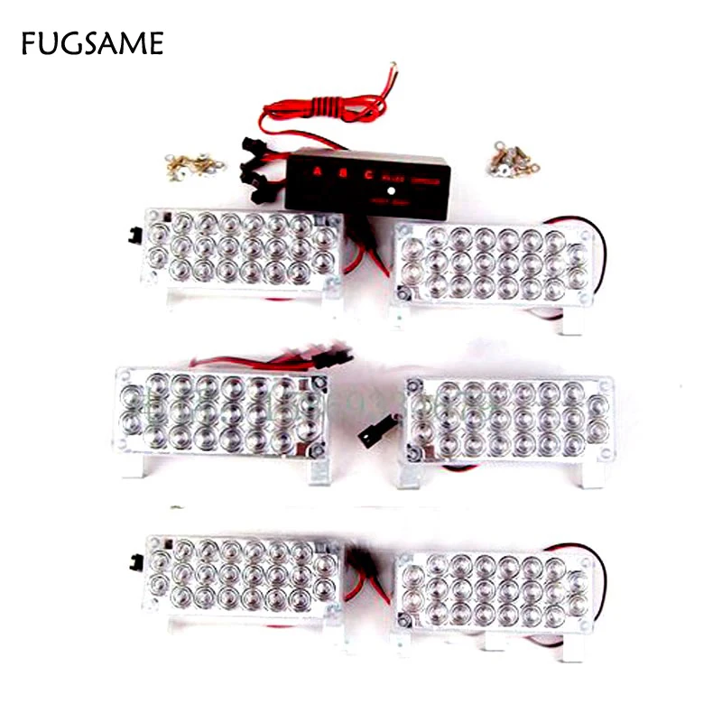 FUGSAME FREE SHIPPING  WHITE 6x22 LED car truck strobe blinker flash light 12V   3  FLASH  MODE