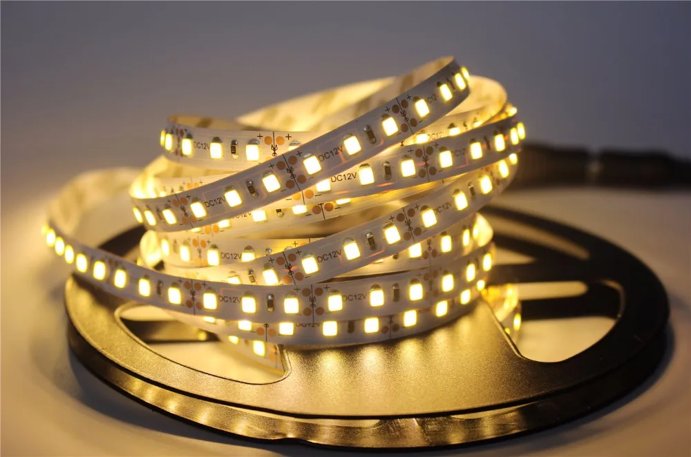 LED Strip 3528 / 2835 120 LED/M DC12V Lampu LED Fleksibel Putih/Putih Hangat/Merah/Hijau/Biru.