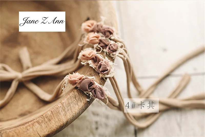 Jane Z Ann  15 Color Headwear  Baby photo Head Flower Newborn Photography Props studio shooting accessories