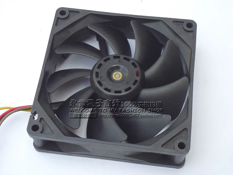 Sanyo Denki 9S0912P4F04 DC 12V 0.17A 92x92x25mm Server Cooling Fan