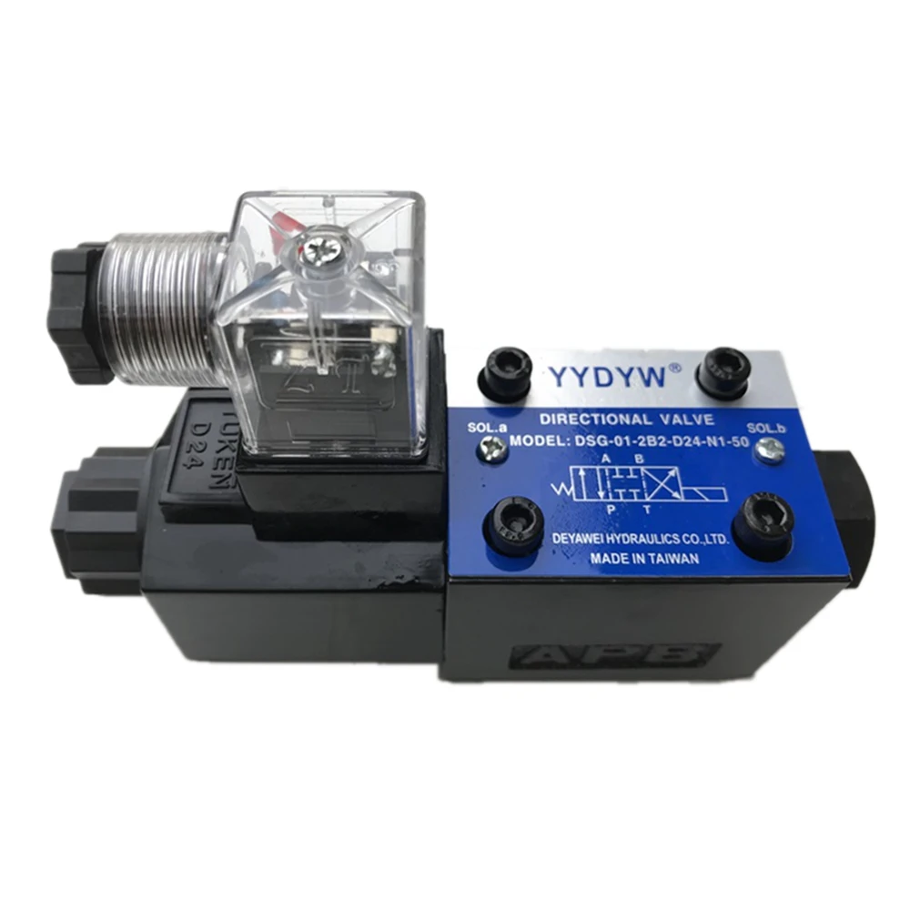 

DSG Solenoid Valve DSG-03-2B2-DL Directional Valve DC24V AC220V Hydraulic Control Valve