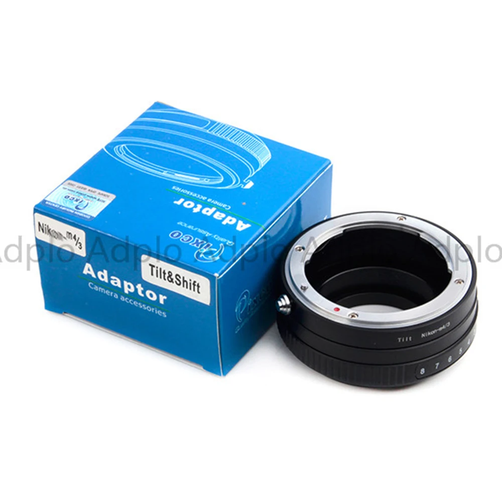 ADPLO 010337, Lens Adapter ring Suit For Nikon Lens to Suit for Micro4/3 Camera, Tilt lens adapter for Nikon to M4/3