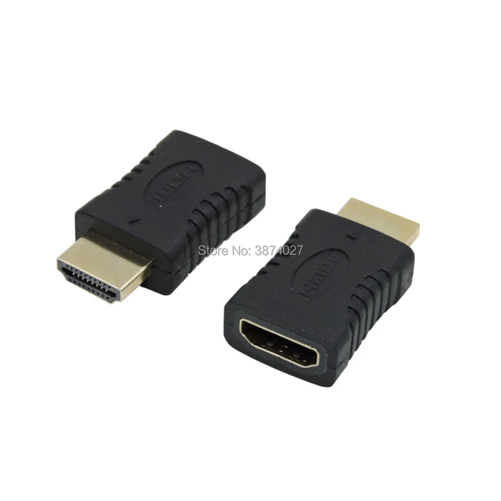 Высококачественный позолоченный HDTV-совместимый конвертер с разъемом «папа» на HD «мама» Full HD для HDTV