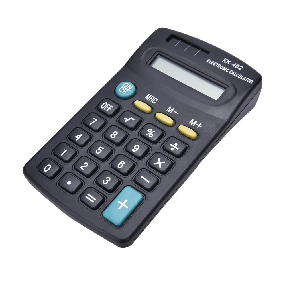 Desktop General Purpose Black 8 Digit Calculator For Office Working Shipping No Battery