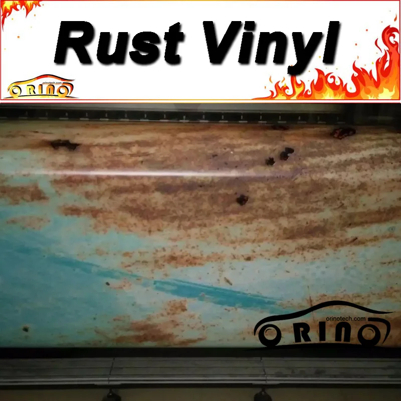 

Car Styling Wrap Sticker Rusty Vinyl Film Boat Vehicle Car Sticker Rust Film Wrapping Decal Air Bubble Free