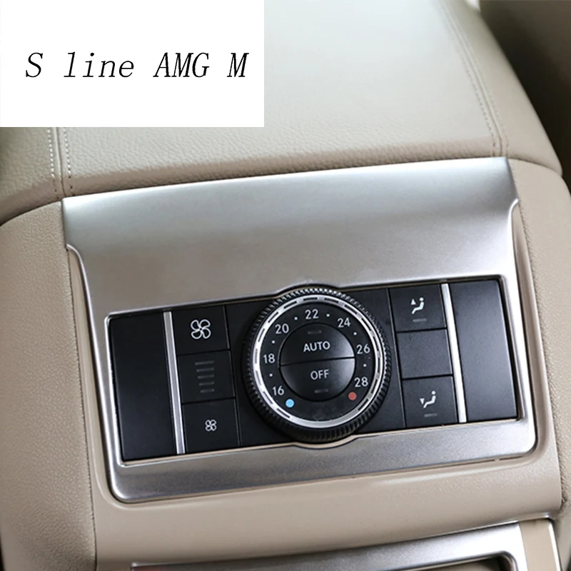 

Car styling Back Air Vent outlet buttons Interior decoration Cover Stickers Trim for Mercedes Benz R Class W251 R300 320 350 400