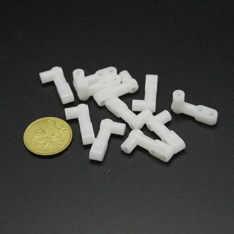 L 型クランクジョイスティックブッシュロッカージョイントアームフレームカップリングプラスチックコネクタカム DIY ロボット作成モデル材料 2021