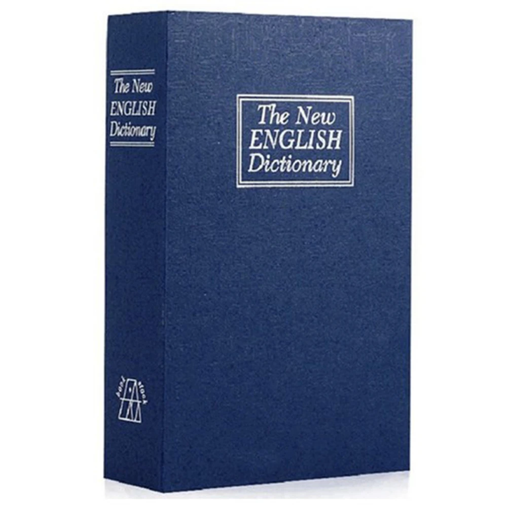 Dictionary Book Safe Diversion Secret Hidden Security Stash Booksafe Lock&Key 18x11.5x5.5