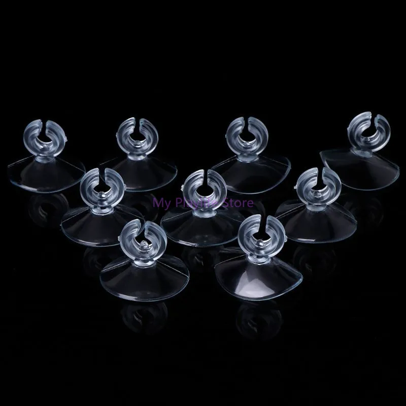 10Pcs/set Aquarium Soft Plastic Suction Cup Holder Sucker Pipe Clip Fish Tank Parts Accessories