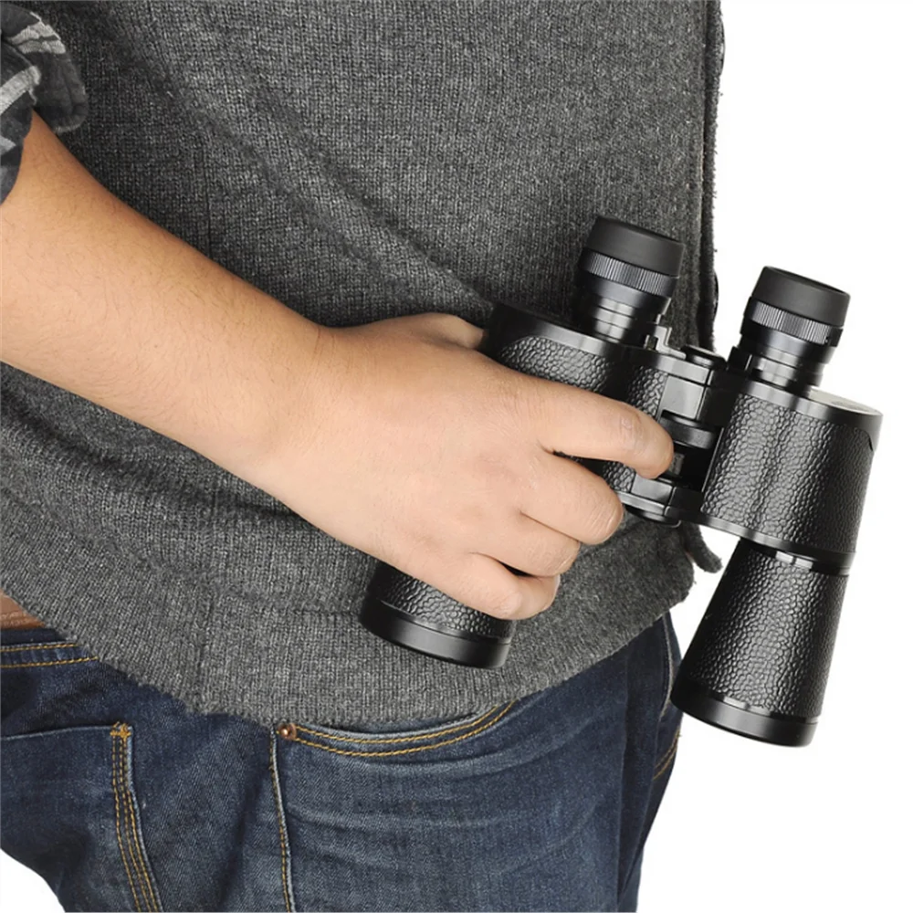 

Baigish Full Metal 12x50mm Binoculars High Power HD Low Light Level Night Vision Non Infrared Telescope