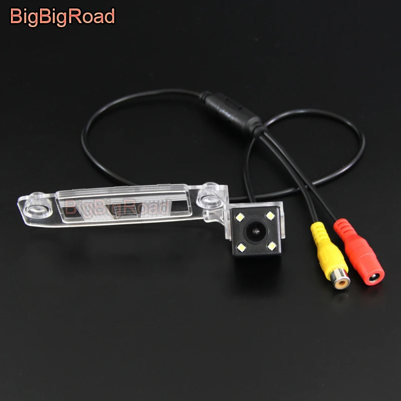 BigBigRoad سيارة الرؤية الخلفية عكس النسخ الاحتياطي وقوف السيارات كاميرا CCD لشركة هيونداي أكسنت سوناتا سورينتو إلنترا تيراكان توكسون مقاوم للماء #4
