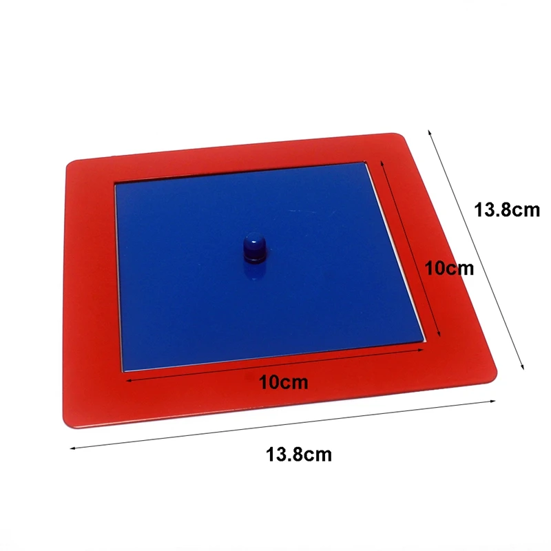 Giocattoli per bambini materiali Montessori Set di inserti in metallo di qualità professionale/10 forme geometriche prescolari per l'educazione della prima infanzia