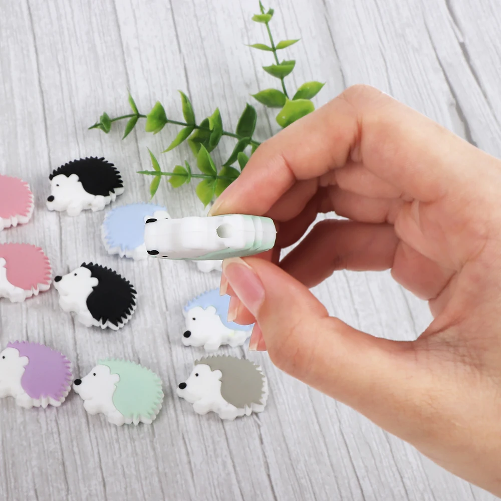 TYRY.HU 5pc/lot Cartoon Silicone Koala Animal Teething Beads DIY Accessories Baby Product Teething Necklace Food Grade Baby Bead