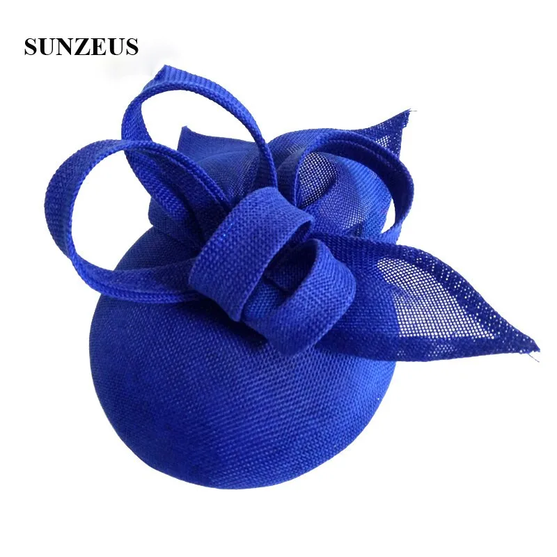 Sombreros de boda pequeños y encantadores para mujer, accesorios para el cabello de fiesta de boda elegante, sombreros de flores de lino para boda, SH69