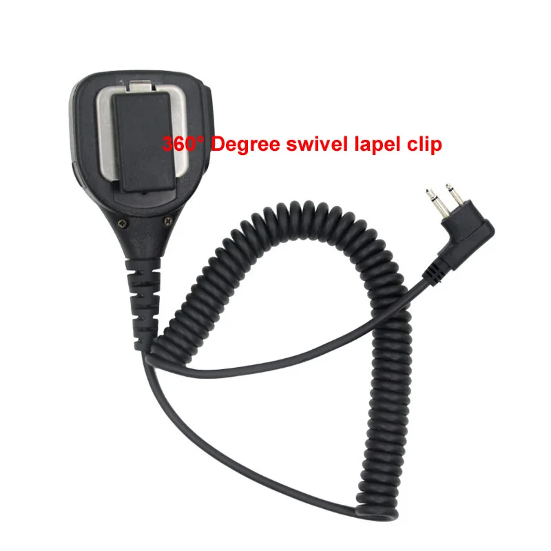 OPPXUN PMMN4013A Rainproof 2-Pin Shoulder Remote Speaker Mic-rophone PTT For Motorola Radio PMR446 PR400 Mag One BPR40 A8 EP450