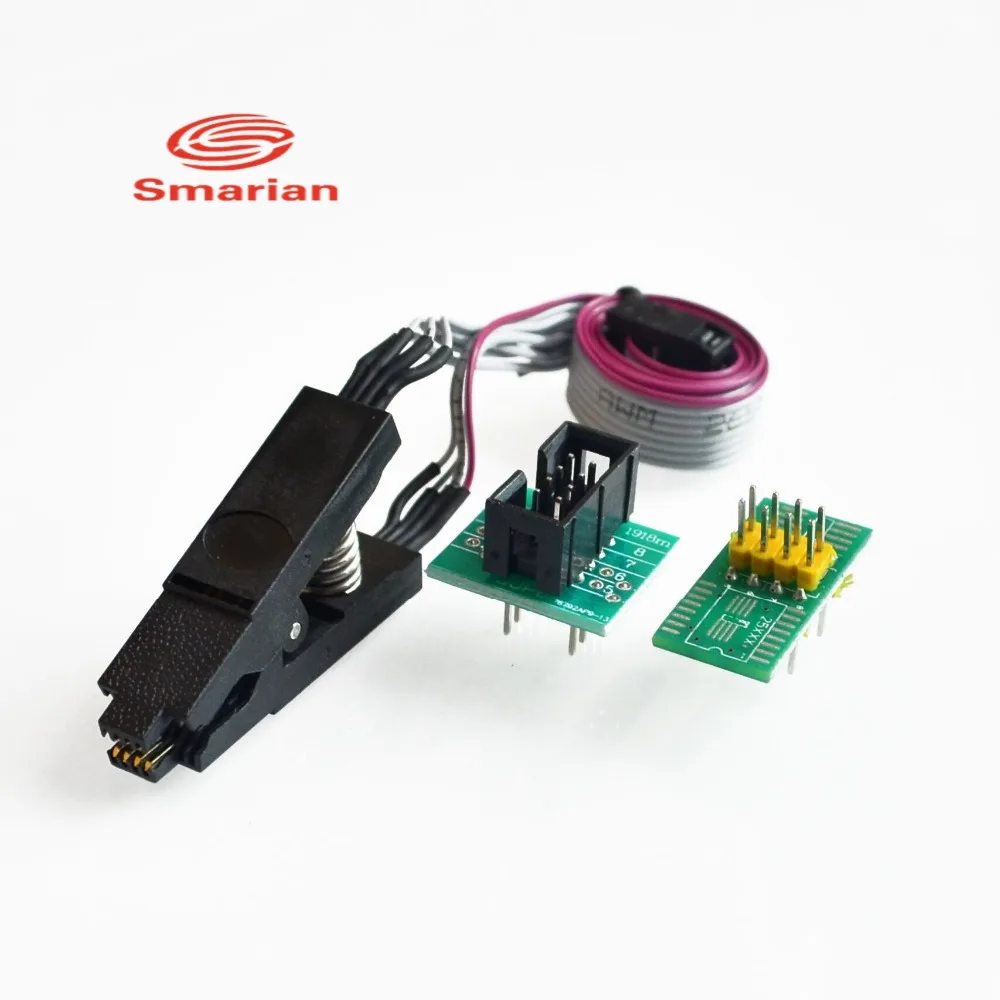 Тестовый зажим SOIC8 SOP8 для EEPROM 93CXX/25CXX/24CXX, встроенное программирование на USB-программаторе TL866CS TL866A EZP20