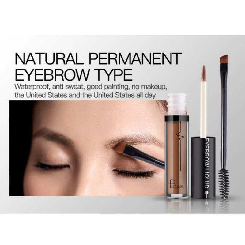 1PC Eyebrow Cream Liquid Enhancer Stick Dyeing Natural Makeup Waterproof Sexy Long Lasting Brown Eye Brow Gel 4 Colors Maquiagem