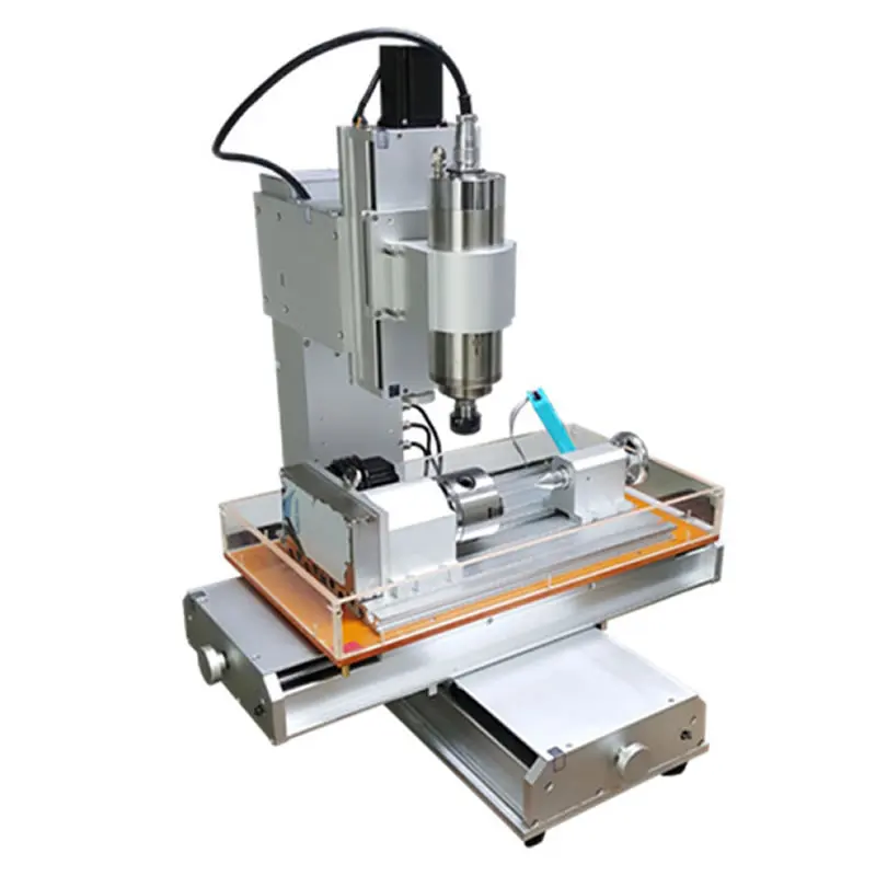 4 Axis Vertical CNC Router 3040 1500W 2200W Table Column 1.5KW 2.2KW CNC Milling Engraving Machine