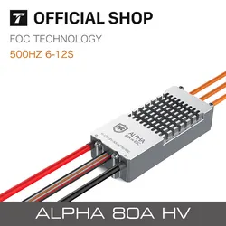 T-motor ALPHA 80A 12S HV FOC ESC For Helicopter Multi-rotor Quadcopter UAV RC Drones T-motor P80 P60