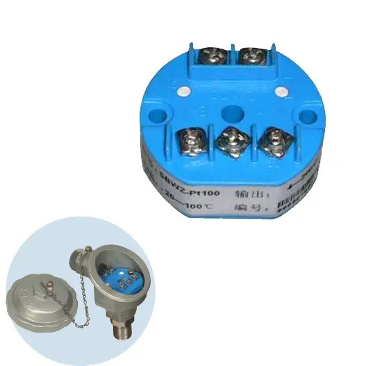 

24V DC Power Industrial RTD PT100 Temperature Transmitter 0-5V DC Output