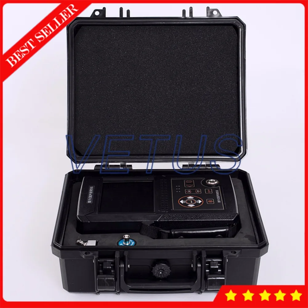 

0~1000mm Big bright LCD screen Leeb500 Digital Portable Ultrasonic Flaw Detector with USB interface Rechargeable Li-ion Battery