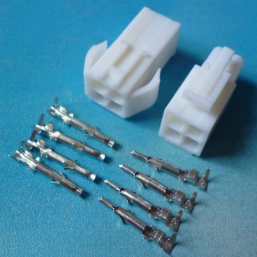 10/50/100set 4.5mm 4p 4way Mini type EL4.5 Male+Female Connector+terminal 10sets free shipping