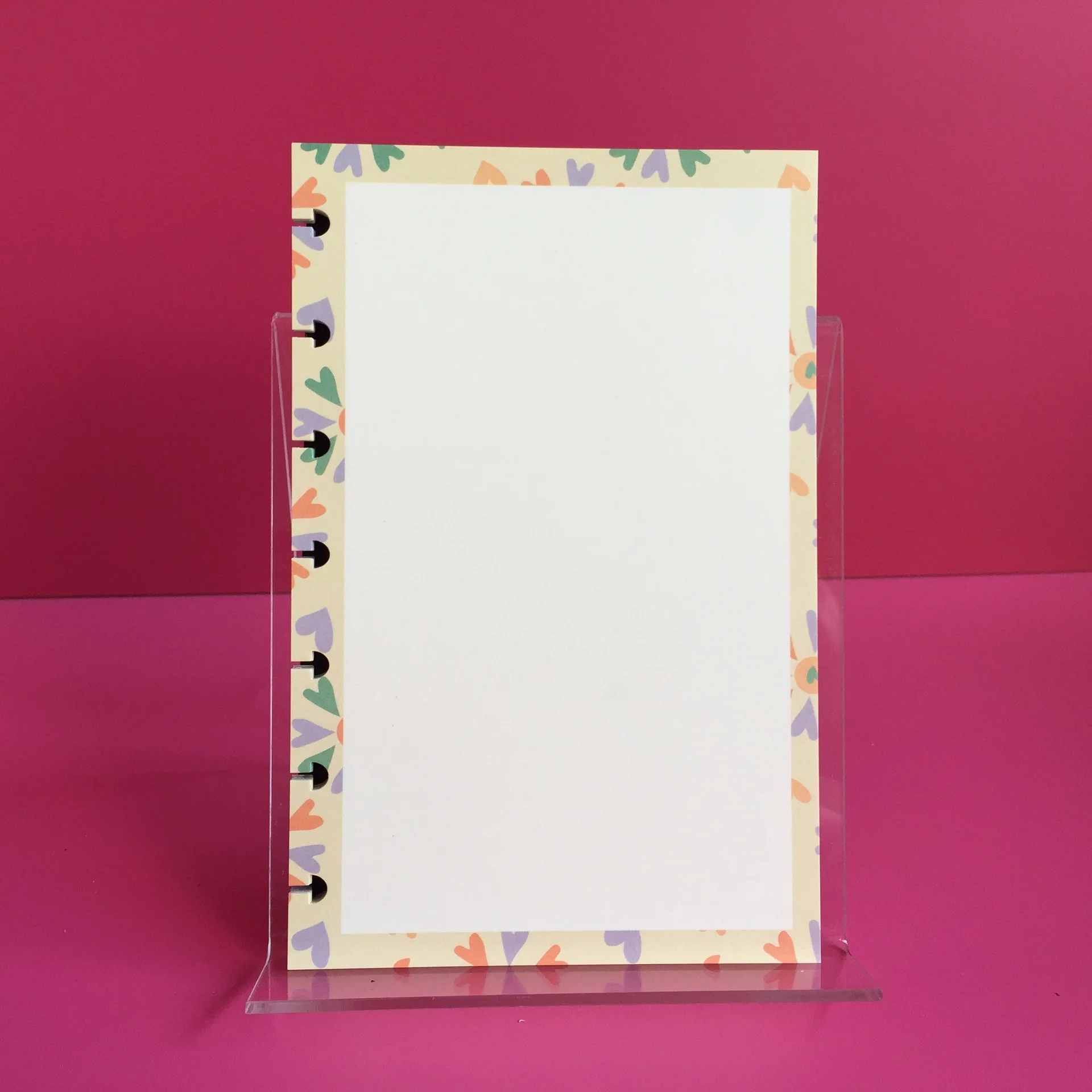 80pcs A5B6 Notebook Loose-leaf Paper Hand Account Book Refill Daolin Paper Notepad Colorful Inner Mushroom Hole Loose-leaf