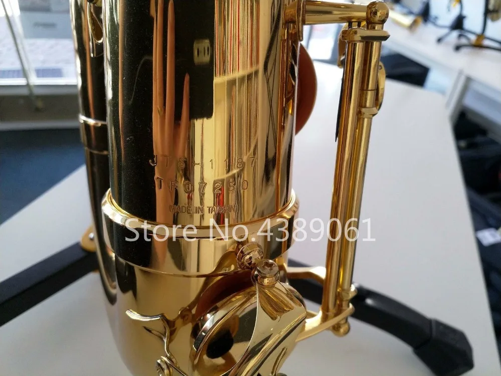 JUPITER JTS-1187 Brass Bb Tenor Saxophone High Quality Gold Lacquer Musical Instrument Brand Sax With Accessories Free Shipping