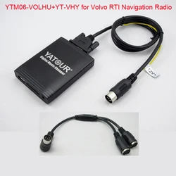 YATOUR SD USB MP3 Player for Volvo RTI Navigation Radio HU-series Yt-m06 Digital Music Changer Mp3 interface