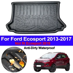 Car Rear Boot Cargo Liner Trunk Floor Mat Carpets Luggage Tray Mats Pad Mat Carpet For Ford Ecosport 2013 2014 2015 2016 2017