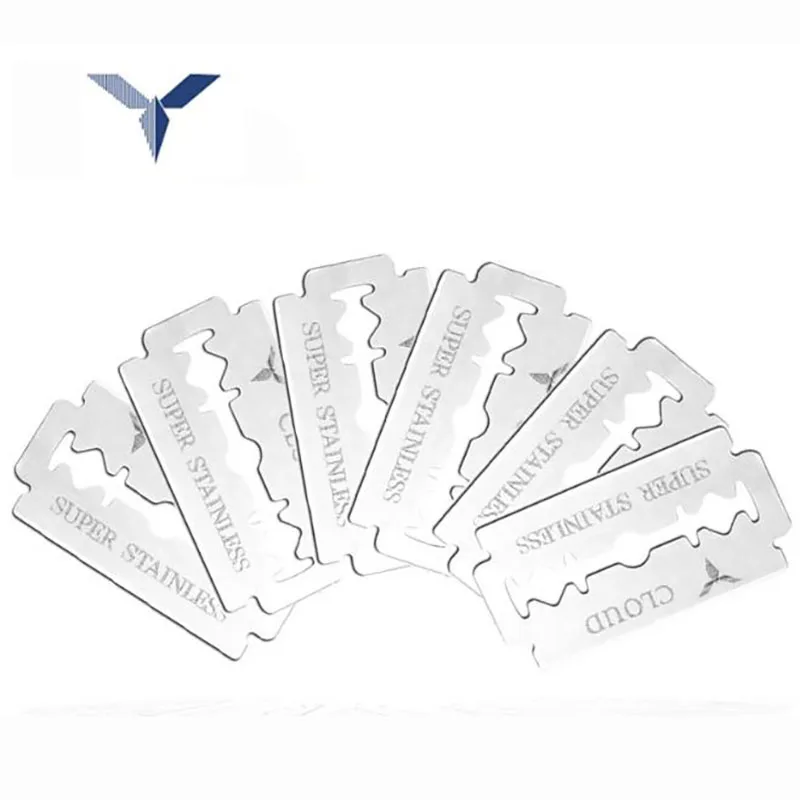 CLOUD 10 Pcs Razor Blades Stainless Steel Hairdressing Shaving razor blades Knife Blades Salon Barbers Hair Blades & Thinning