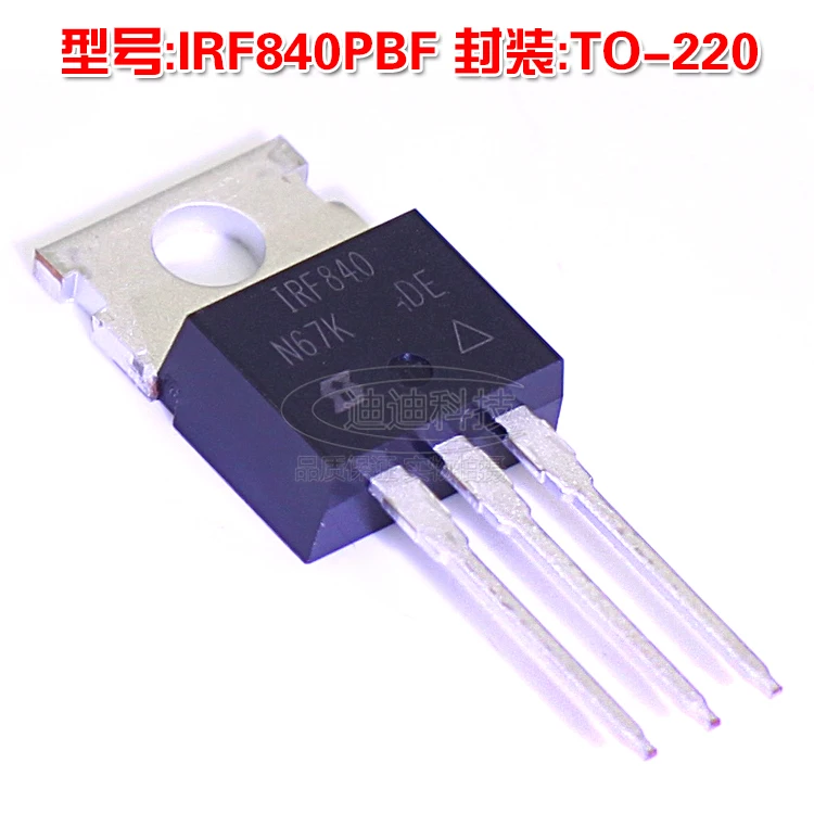 New Original IRF840PBF TO-220 MOSFET 500V/8A Field Effect N-Channel