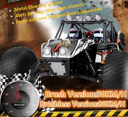 Professional Racing electric RC Car FS-53910 1/10 Brush/Brushless 50/80 km/h 1:10 4WD high speed RC Car Monster Trunk VS 21101