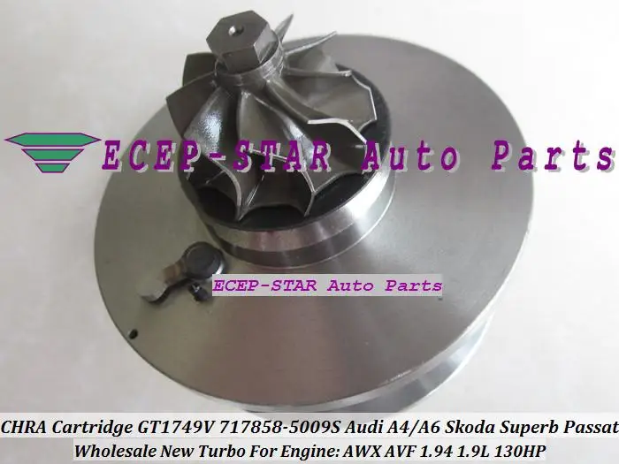 خرطوشة bbb توربو CHRA 712077 716215 717858   0009 717858 -0005 717858 -0006 717858 -0007 712077 -0001 716215 -0001 باسات B6 1.9 لتر