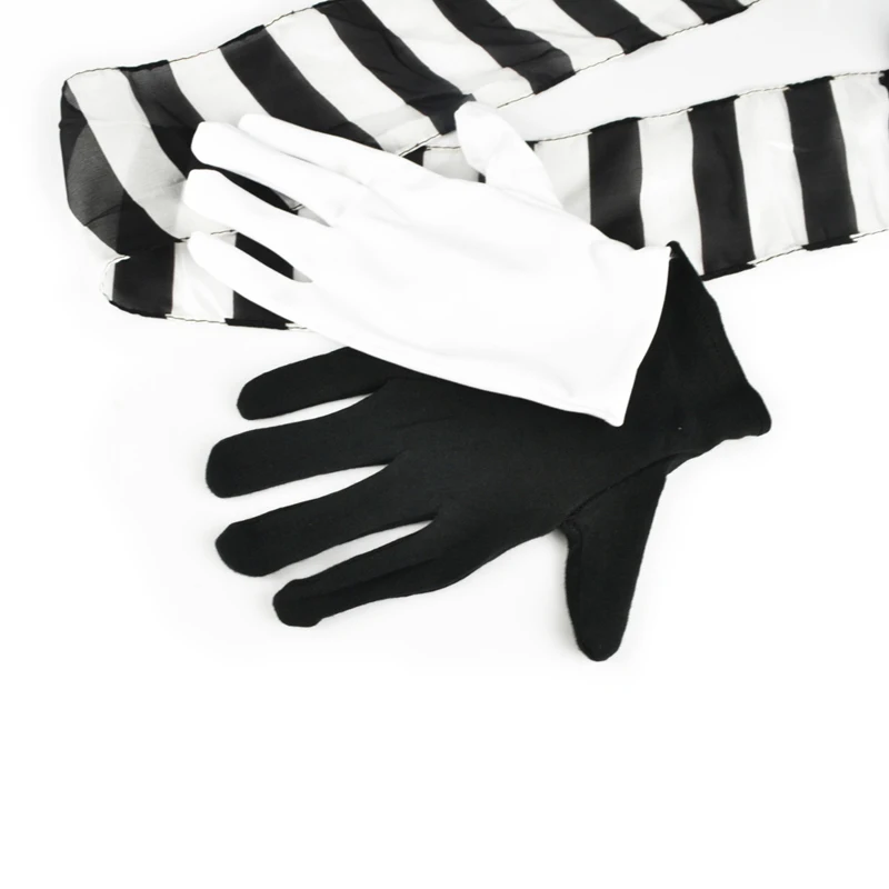 

Black And White Gloves To Streamer Stage Magic Tricks Toys Props Wholesale And Retail