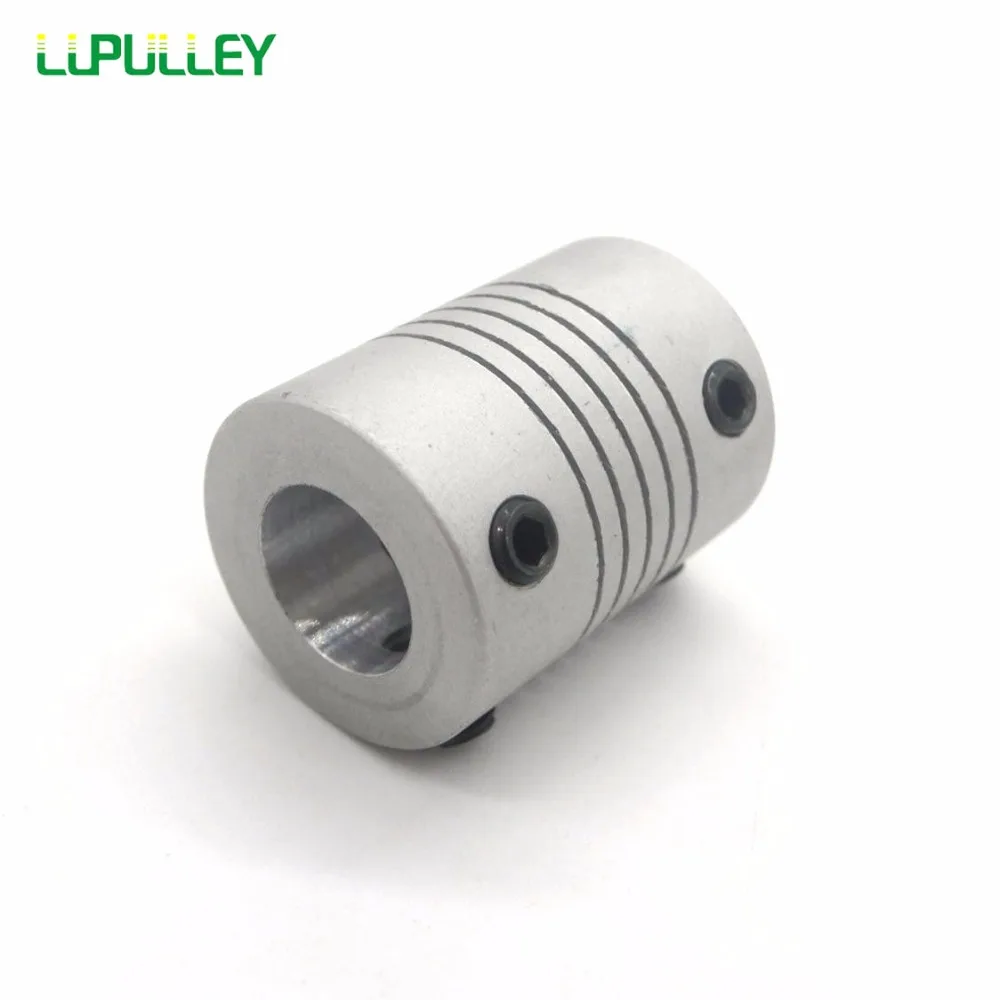 LUPULLEY D15L20 CNC Motor Jaw Shaft Coupler Flexible Coupling diameter 3/4/5/6/6.35mm Aluminum Alloy Connector for 3D printer