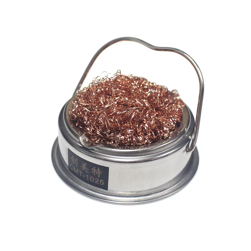 NOVFIX CMT-1025ลวดพร้อมขาตั้งเชื่อม Soldering Solder เหล็กเคล็ดลับทำความสะอาดผู้ถือหัวฉีดหัวฉีดทำความสะอาดหน่วยลูกสะอาด