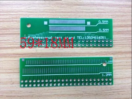 

Бесплатная доставка 100 шт. многофункциональная тестовая плата 0,5/1,2 шаг pcb двусторонняя