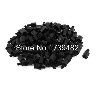 

M4 8+6mm Male Female Thread Nylon Hex Standoff Spacer Screws PCB Pillar 100pcs