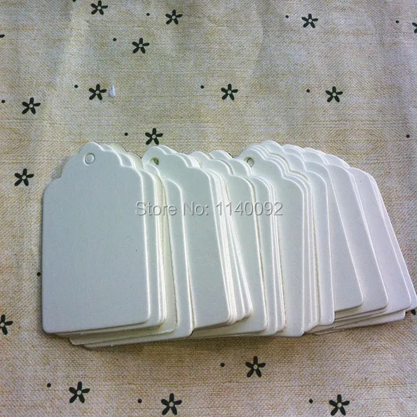 Free shipping wholesales blank white paper tags 3x5cm/swing tag/DIY decorated gift card/baking price tag 500 pcs a lot