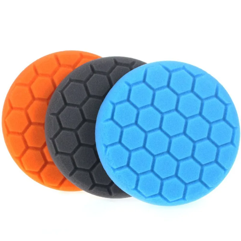 Polishing Pad Kit Set  6 Inch For Car Polisher Multi-color Buffing Foam Sponge 3pcs/set