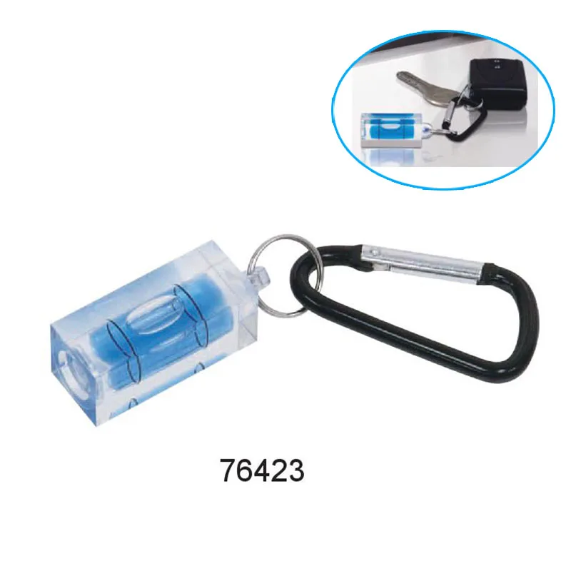 SHINWA REVO Multiple Specifications Clip type Straight Ruler T-shaped ellipse Mini level Bubble Spirit Blue Bubble Level