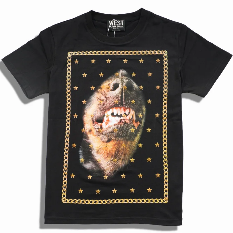 New 2019 Men Novelty Star hamster chain Classic T Shirts T-Shirt Hip Hop Skateboard Street Cotton T-Shirts Tee Top Kenye #059