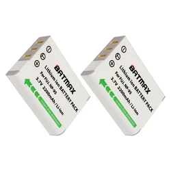 2pcs Battery NP-95 NP 95 Rechargeable Camera Battery For FUJIFILM FinePix F30 F31fd Real 3D W1 X-S1 X100 X100s