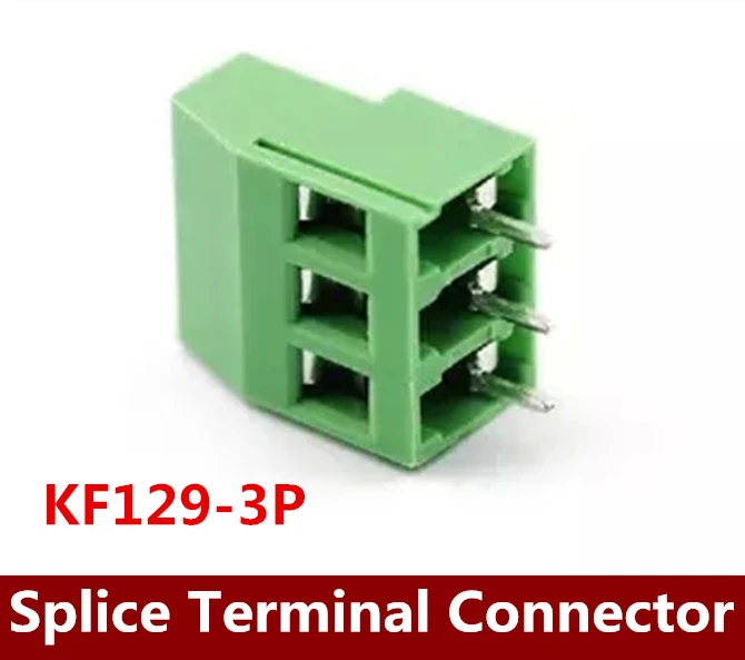 

Wholesale 500PCS KF129-3P KF129 3Pin Splice Terminal Connector Spacing 5.08MM 300V 25A