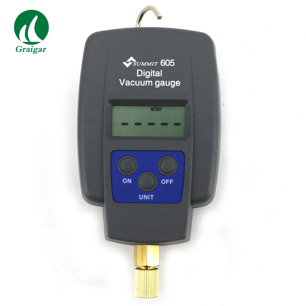 New SUMMIT-605 Digital Vacuum Gauge with LCD Backlight