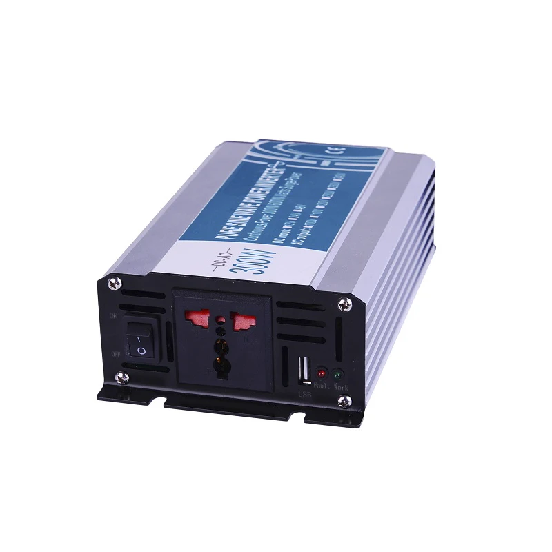 300W/600W pure sine wave inverter DC 12V/24V/48V to AC 110V/220V,off grid inversor,power inverter work with Solar Battery panel